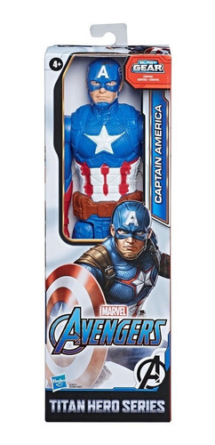 Capitan America Con Escudo 30 Cm 100 % Original Hasbro 