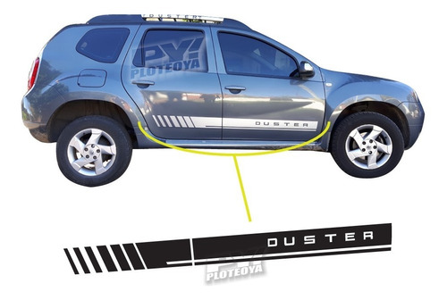 Calcos Franjas Renault Duster - Ploteoya