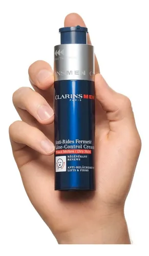 Clarins Men Anti Rides Fermete Line Control Cream Dry Skin
