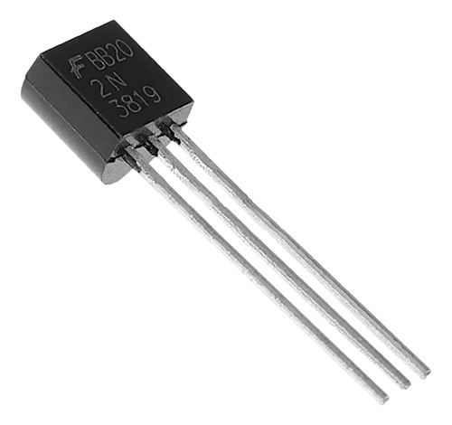 ((( 10 Peças ))) Ci 2n3819 2n 3819 N Mosfet To-92 Novo C/nf