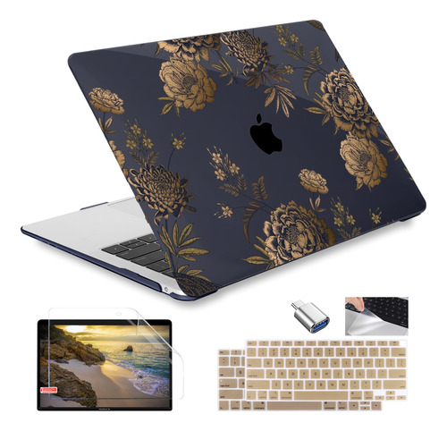 Conbovo Compatible Con Macbook Air  13 Pulgadas M1 Case A, .