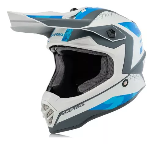 Casco de motocross Acerbis STEEL BLUE RED NIÑO - Cascos niño/a 