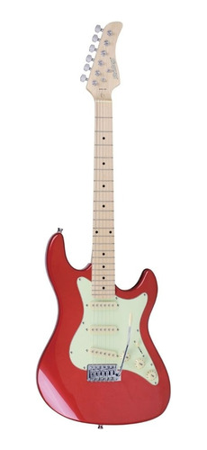 Guitarra Stratocaster Strinberg Sts100 Mwr Vermelha Metalica