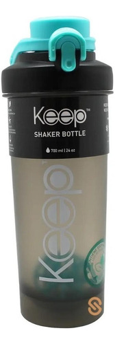 Botella Shaker Sport 700ml Tapa Turquesa Keep - Shopyclick
