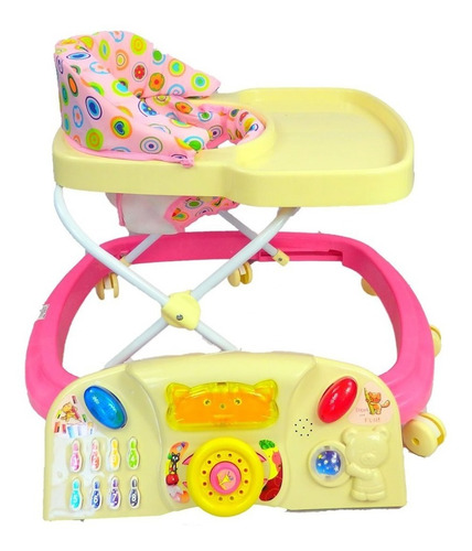 Imagen 3 de 3 de Andadera Para Bebé Con Tablero Musical Y Luces Angelin Baby
