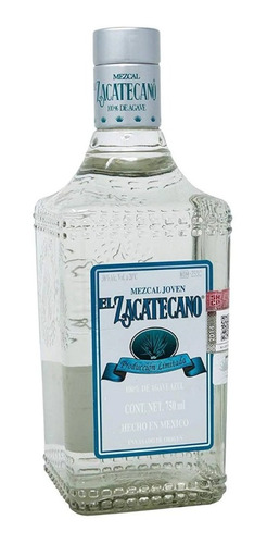 Mezcal El Zacatecano Joven Blanco 100% 750