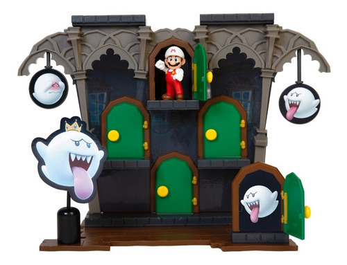 Super Mario Set Mansion Boo C/ Accesorios Jakks Bunny Toys