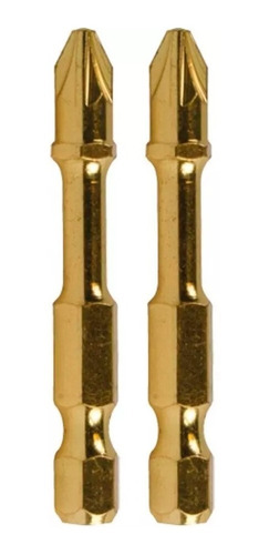 2 Puntas Atornilladoras Makita Cuadradas Imp Gold Sq3 50 Mm 