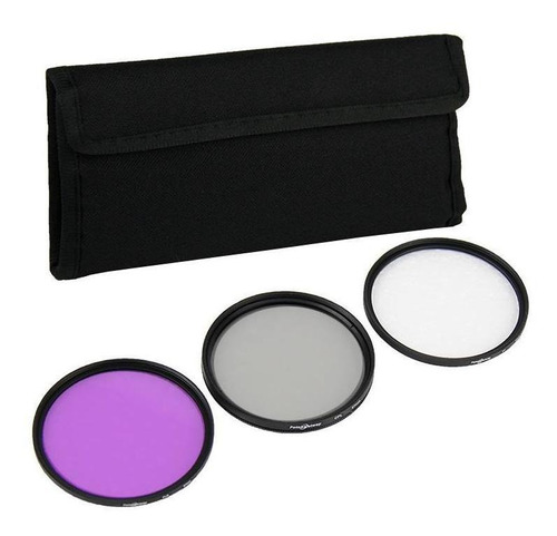 Kit De Filtro Para Lentes De Câmera Dsrl 55mm