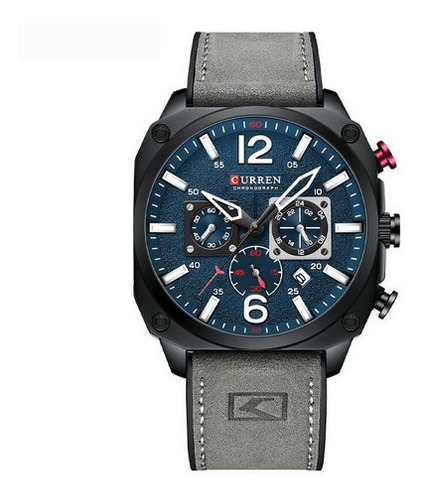 Reloj Para Hombre Curren 8398 Con Correa De Piel.