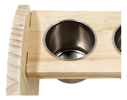 Cuenco Para Pájaros De Acero Inoxidable, Dispensador De