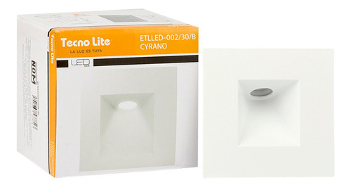 Lampara Cyrano Luz Blanco Calido Blanco 3w Led Tecnolite