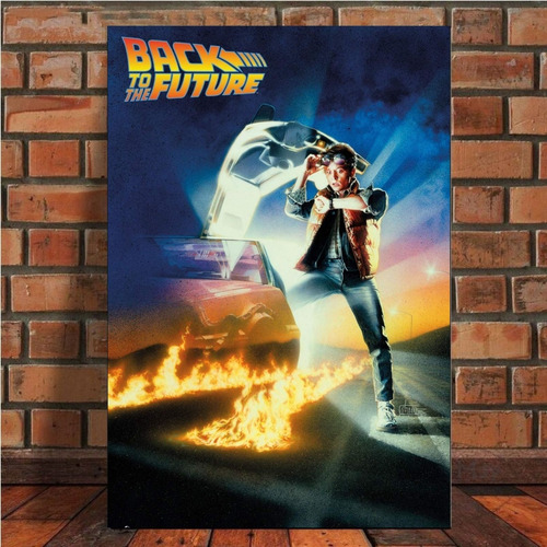 Cuadro Decorativo Volver Al Futuro Portada Marty Mcfly 50x75