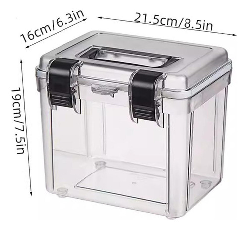 Estuche Para Cámara Con Asa, Transparente, Anticaída,
