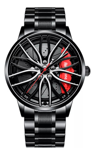 Relojes De Coche Para Hombre: Diseño Deportivo De Acero Inox