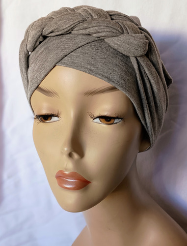 Turbante Oncologico Gorro  Con Vincha Trenzada