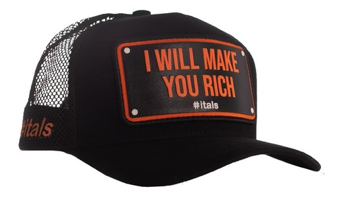 Imagem 1 de 2 de Boné #itals Make You Rich