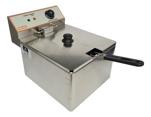 Freidora Electrica 11 Lts Moretti Fryer-11  Acero Inoxidable