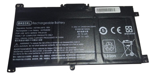 Bateria Para Hp Pavilion X360 14 14-ba000 14m-ba000 Bk03xl