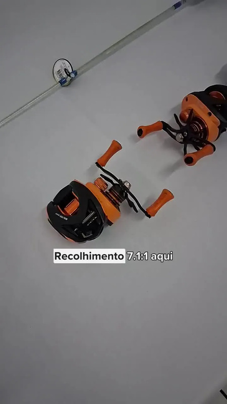 Carretilha Perfil Baixo Xingu Drag 8kg 7.1:1 Freio Magnético
