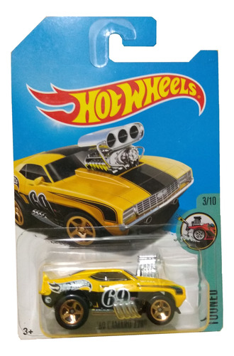 Hot Wheels 69 Camaro Z28 Treasure Hunt Basico 2017 Tooned