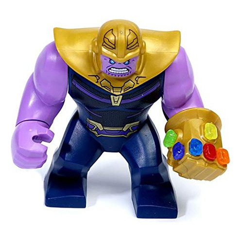 Minifigura De Lego Thanos Con Guantelete 6 Infinity