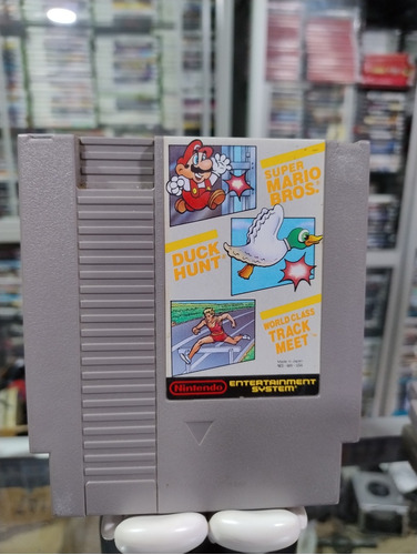 Mario Patos + World Track Meet - Nintendo Nes 