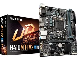 MOTHERBOARD GIGABYTE H410M H DDR4 INTEL SOCKET 1200 10MA GEN COLOR NEGRO