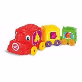 Tren Locomotora Juego Didactico Para Bebe 733 Calesita