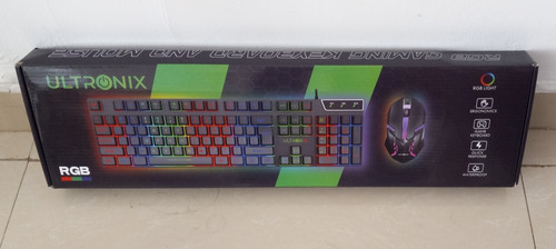 Teclado Y Mouse Gaming Rgb Ultronix