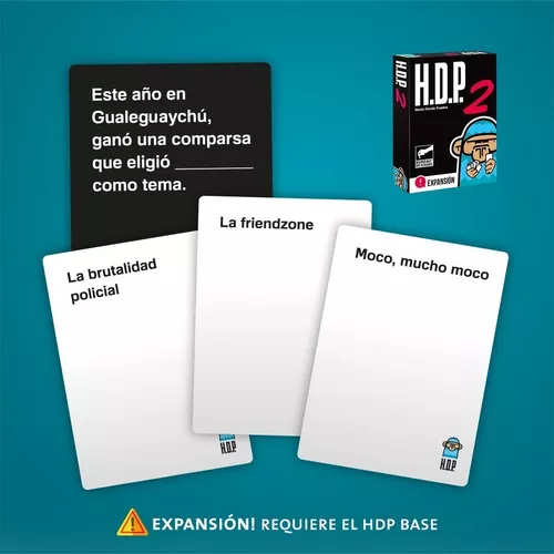 Hdp 6 Expansión Hasta Donde Puedas Juego Cartas en MeGusta