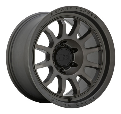 Rin Black Rhino Rapid Matte Gris 17x9.5 6x139 Offset -18