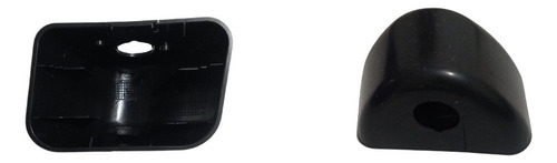 Par Capa Inferior Braço Espelho Retrovisor Vw Constellation Preto