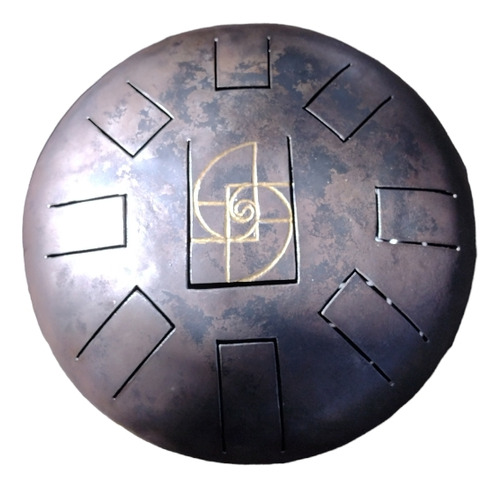 Steel Tongue Drum 24,5cm Do Menor Celtic Handpan/happydrum 