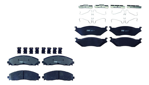 Balatas Del Y Tras Semimetálicas Ford F-450 S Duty 13/16