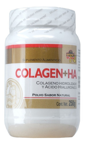 Colagen+ha Polvo (250 Gr) Pronat Ultra Sabor Colágeno