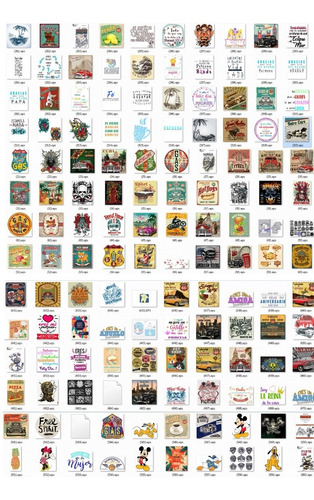 Pack 4200 Imágenes Sublimar Imprimir Estampar Envío X Mail