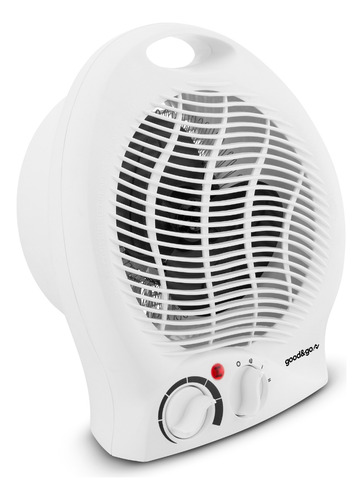 Aquecedor Elétrico 127v Doméstico 1500w Portátil Good&go Cor Branco
