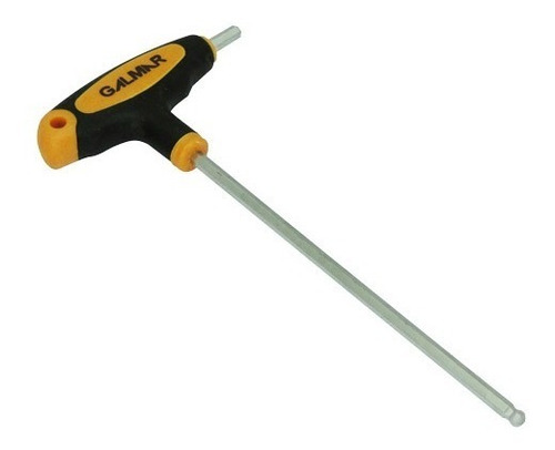 Chave Allen Abaulada Com Cabo T Longa De 4mm - Galmar