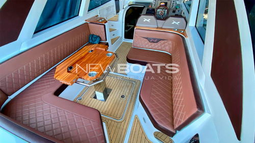 Lancha Nx 370 Ht 2x Mercruiser 300hp C/ 149h Ñ Phantom Real