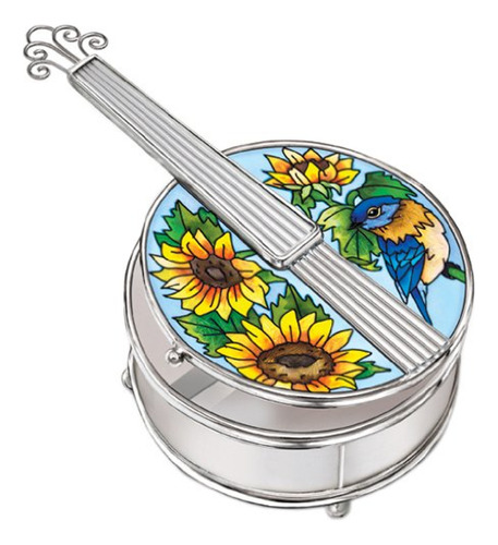  Joyero Musical  Amia Bluegrass Banjo Joyero Musical, Vidrio