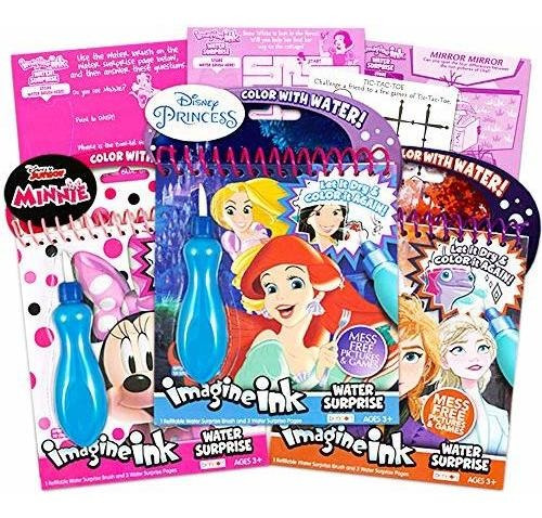 Disney Princess Paint With Water Super Set For Girls Bundle