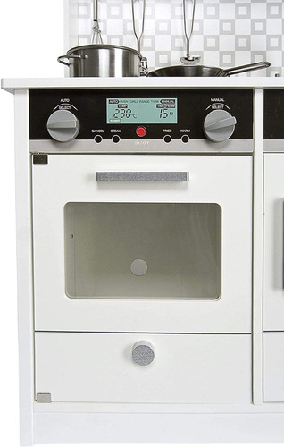 Imagen 6 de 8 de Cocina De Madera Con Luz Sonido Y Accesorios Para Niñas 94cm
