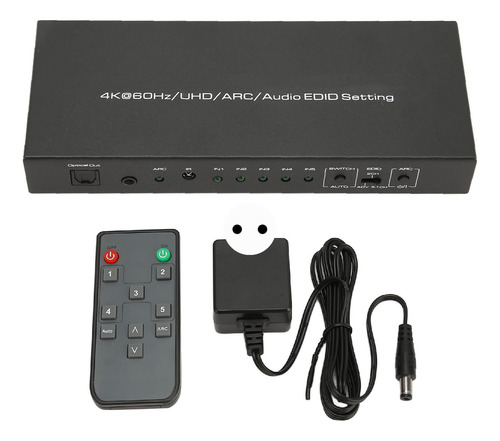 Extrator De Som De Interface Multimídia Hd Hdr 5 Portas 18 G