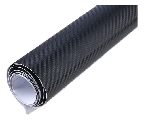Vinilo Fibra De Carbono Negro 3d Tuning Autos 50cm X 1.52m