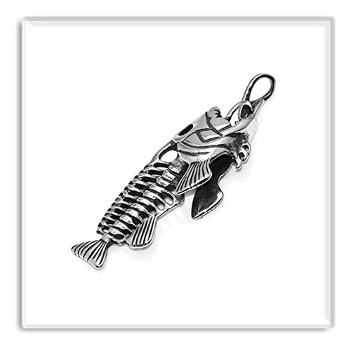 Xusamss Hip Hop Dj Collar De Calavera Con Colgante De Hueso