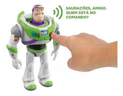 Imagem 8 de 9 de Boneco Articulado Falante Buzz Lightyear E Woody Toy Story
