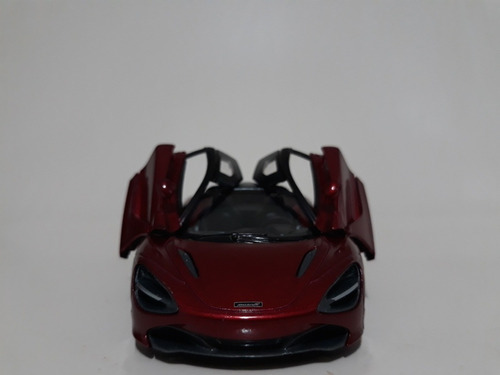 Miniatura Mclaren 720s Vermelho Kinsmart 1/36 Cor Vermelho