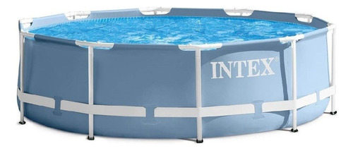 Piscina estrutural redondo Intex 28702 com capacidade de 4485 litros de 305cm de diâmetro  azul