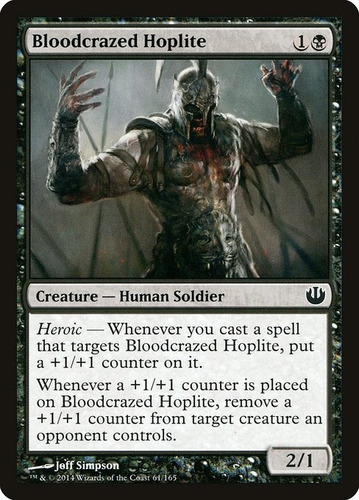 Carta Magic Bloodcrazed Hoplite X4 Unidades Playset Mtg